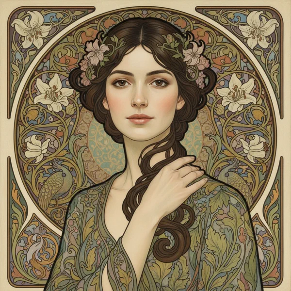 Art Nouveau Portrait