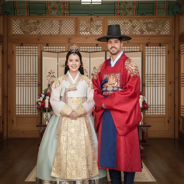 Korean Hanbok Wedding
