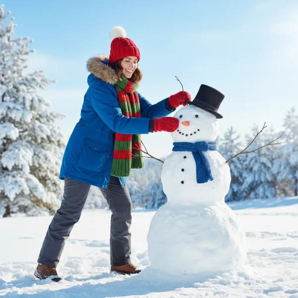 Building Snowman