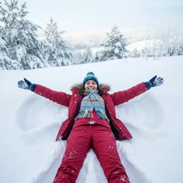 Making Snow Angels